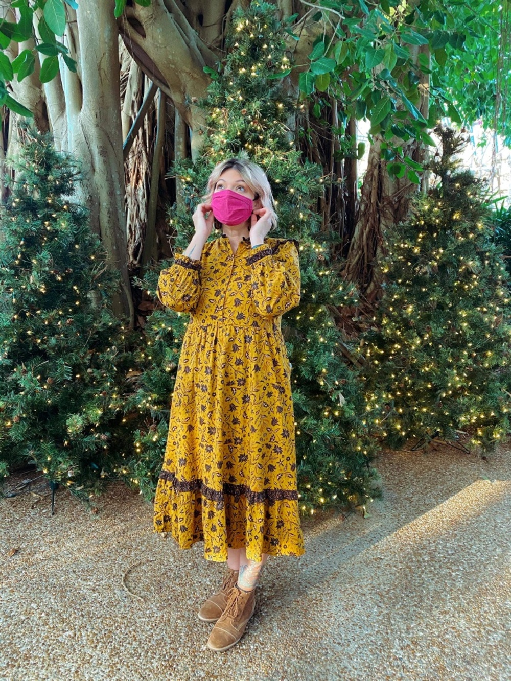 Boho Prairie Style Dress